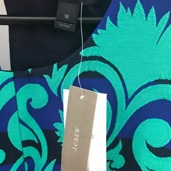 NWT J. Crew Brocade Dress - Picture 2 of 6